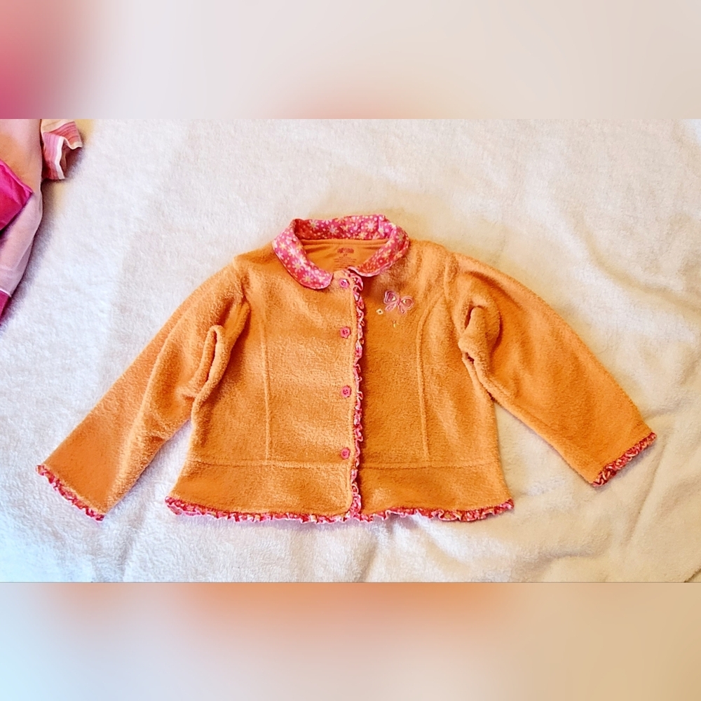 Okie-dokie Orange Butterfly‎ Girls Jacket Y2k